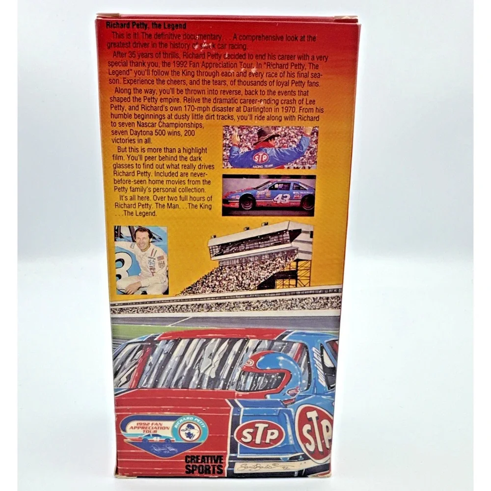 Richard Petty The Legend 1958-1992 VHS w/ Limited Edition Collector's Car‎